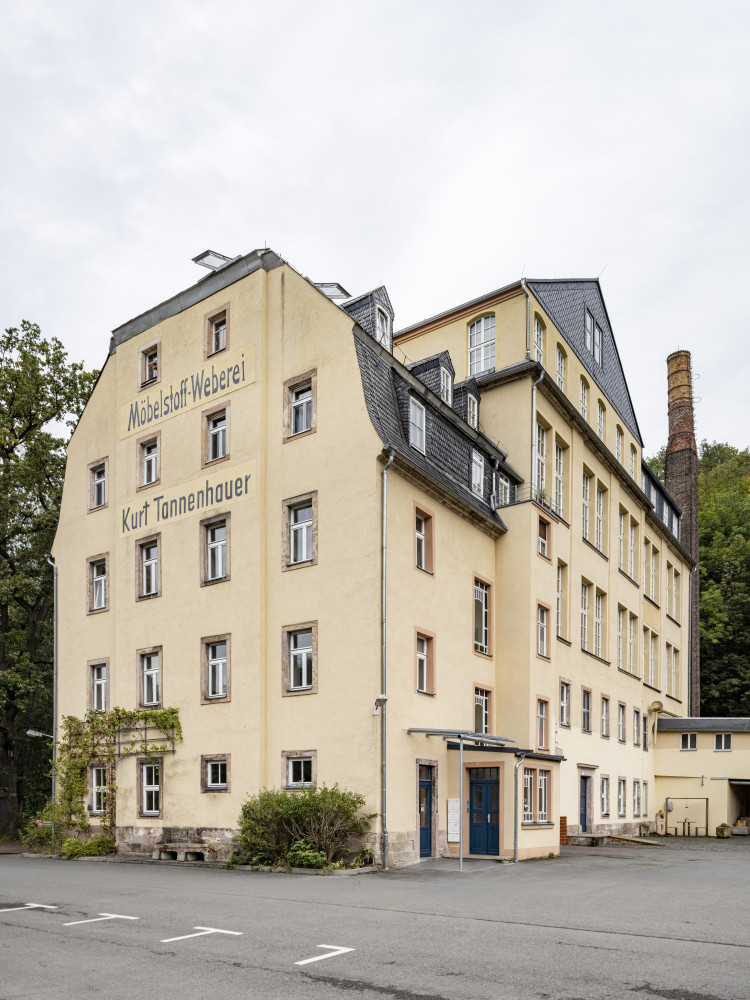 Spinnmühle / Baumwollspinnerei C. G. Vogelsang (K. Weberei K.Tannenhauer) in Niederwiesa/Braunsdorf