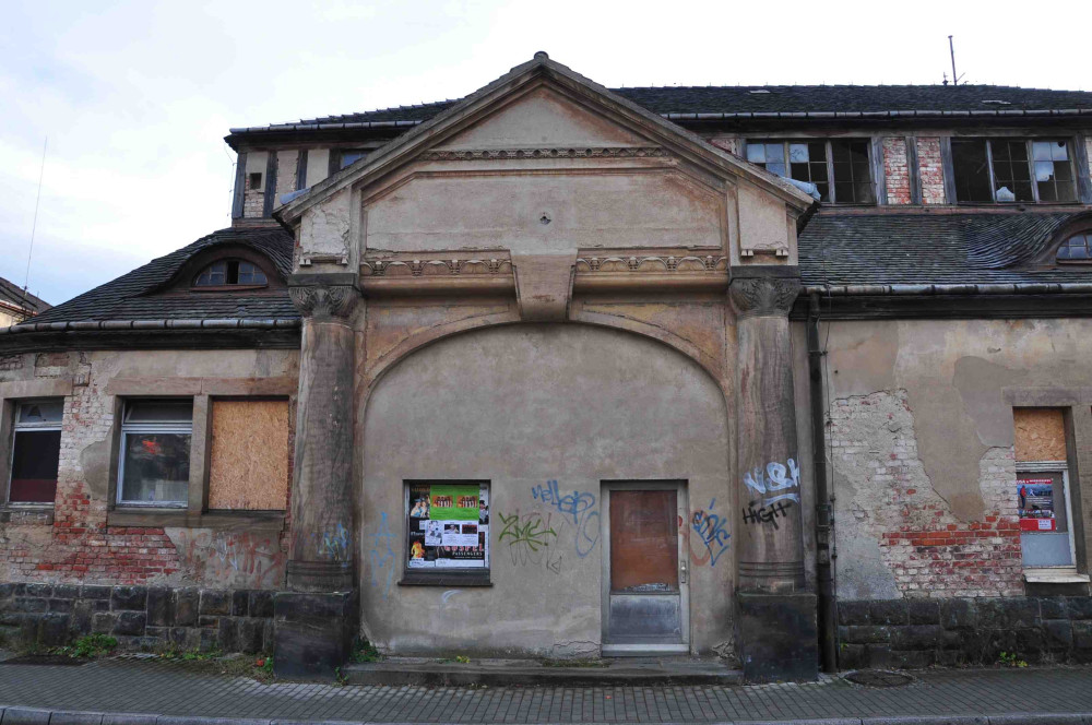 Bahnhof Dresden-Klotzsche vor der Sanierung